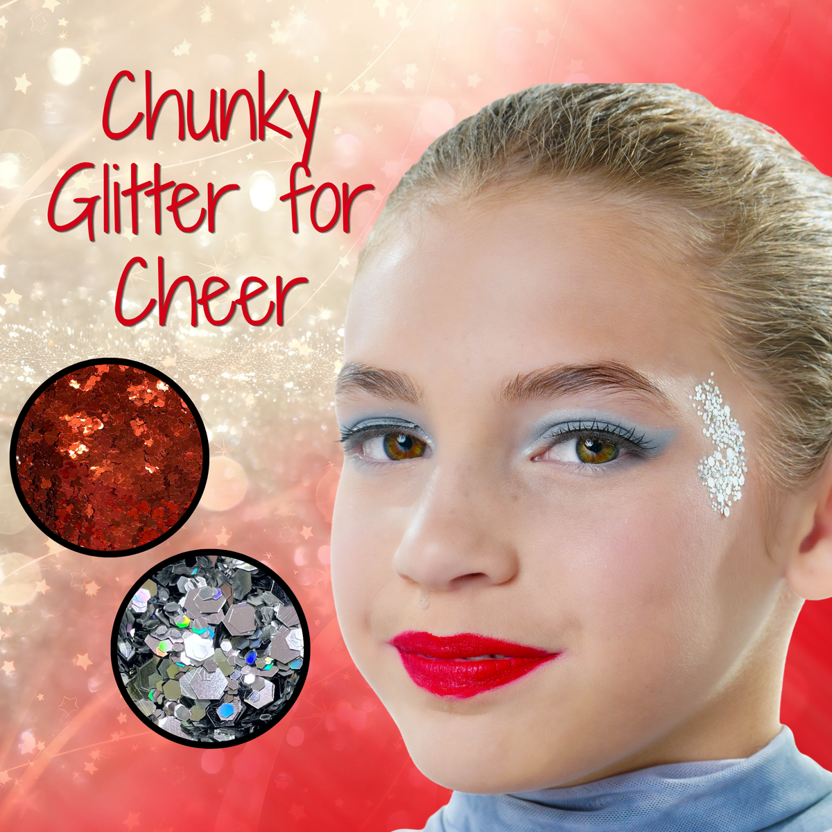 Chunky Glitter For Cheer