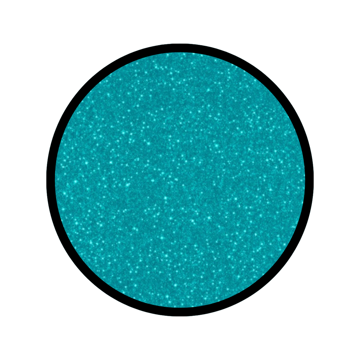 Columbia Blue Glitter Makeup