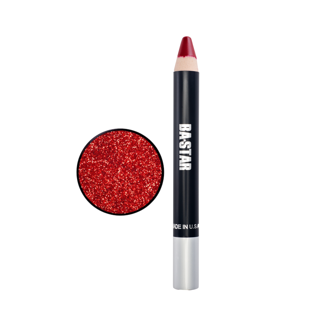 Smudge Proof Cranberry Lip Pencil + Red Glitter Lip