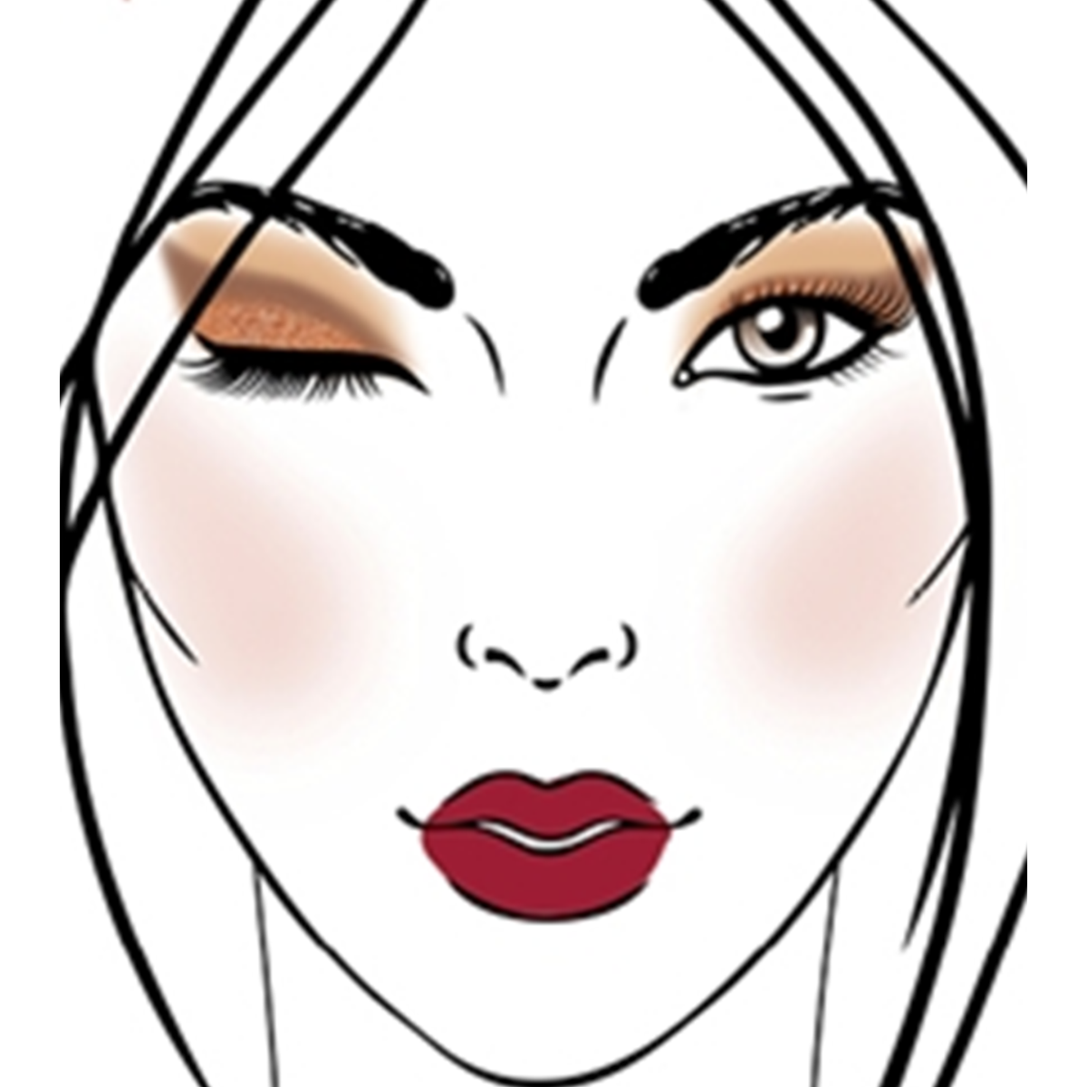 Oh Natural! + Fab Red Power Stay Lip (2 Pc)