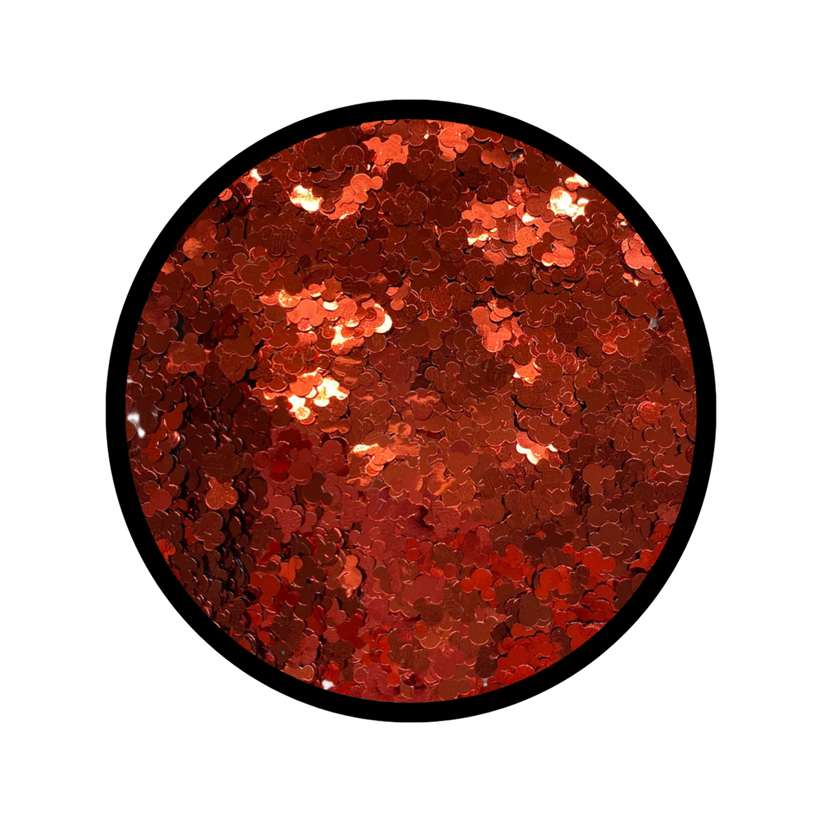 Red Mickey Mouse Glitter