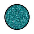 Turquoise Glitter Makeup