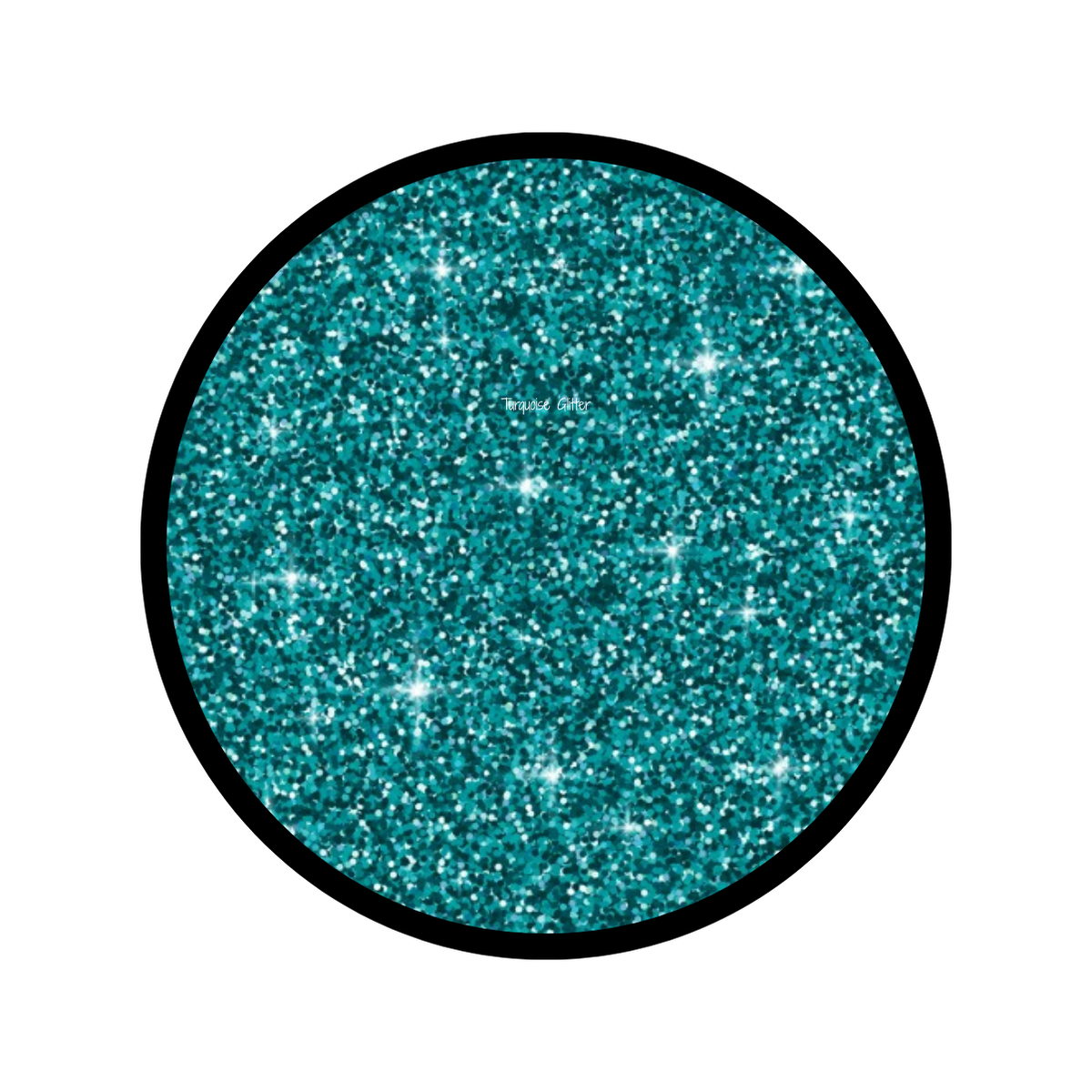 Turquoise Glitter Makeup